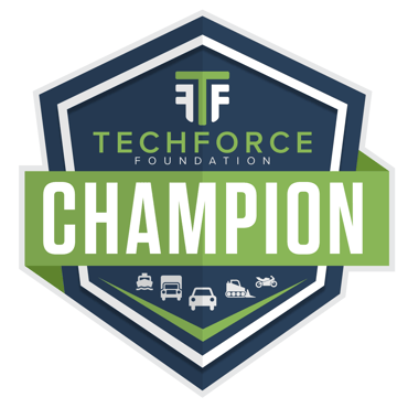 The TechForce Champion Badge