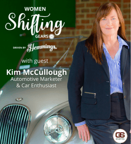 Flyer for Kim McCulloughs episode of Women Shifting Gears-1