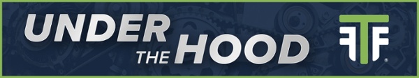 Email banner image that reads 'Under the Hood' and features TechForce's logo in green and white.