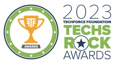 2023 Techs Rock Awards logo